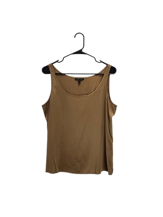 Eileen Fisher Tops - Eileen Fisher Tan Scoop Neck 95% Silk Spandex Tank Shell Size M Quiet Luxury